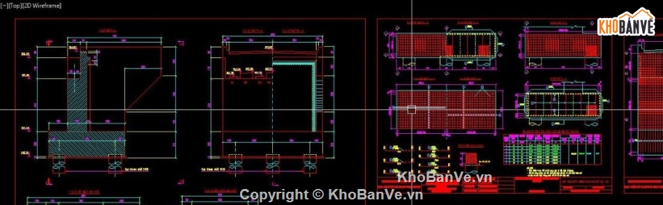 bản vẽ cầu,bản vẽ dầm bản,file cad cầu dầm