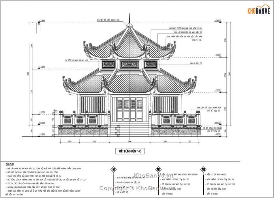 nhà bát giác,cad nhà bát giác,thiết kế nhà bát giác