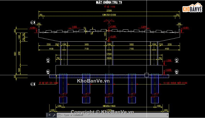 bản vẽ thân cột,thân cột bê tông,thân cột cnc