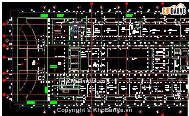 thiết kế bệnh viện,bệnh viện 9 tầng,Bản vẽ thiết kế bệnh viện