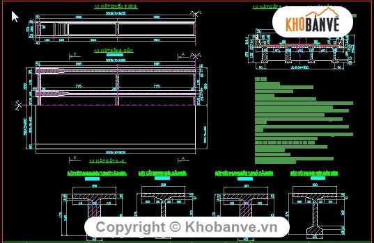 thiết kế cầu nhịp 20.7m và 33m,thiết kế cầu Khe Súng,biện pháp thi công cầu