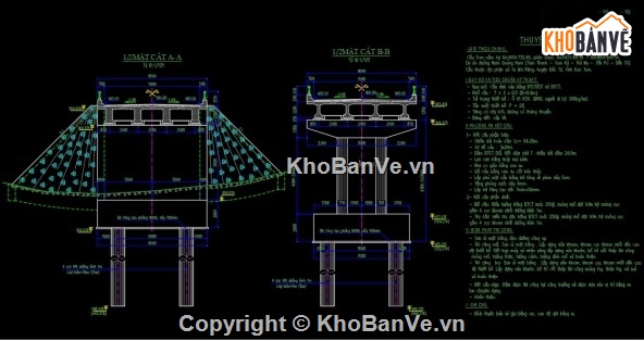 Bản vẽ dầm I,cầu dầm I,cầu dầm t 3 nhịp 24m,bản vẽ cầu dầm i nhịp 24m