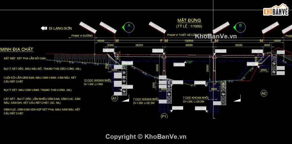 cầu dầm,Bản vẽ dầm,Bản vẽ cầu dầm