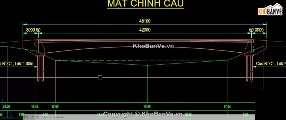 cầu dầm,Bản vẽ dầm,Bản vẽ cầu dầm