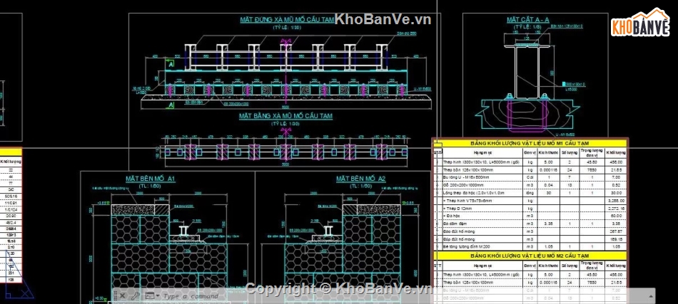 cầu dầm,cầu tạm,bản vẽ cầu tạm