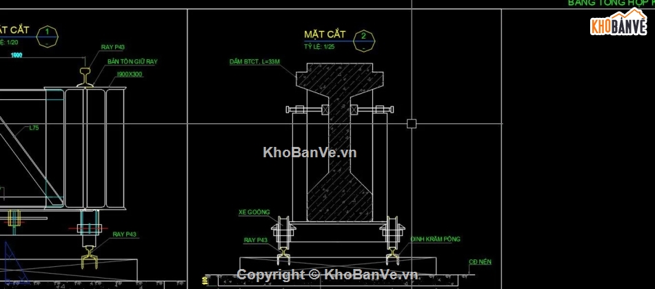 Bản vẽ dầm,kết cấu dầm,Bản vẽ dầm I,dầm I,dầm,thi công dầm