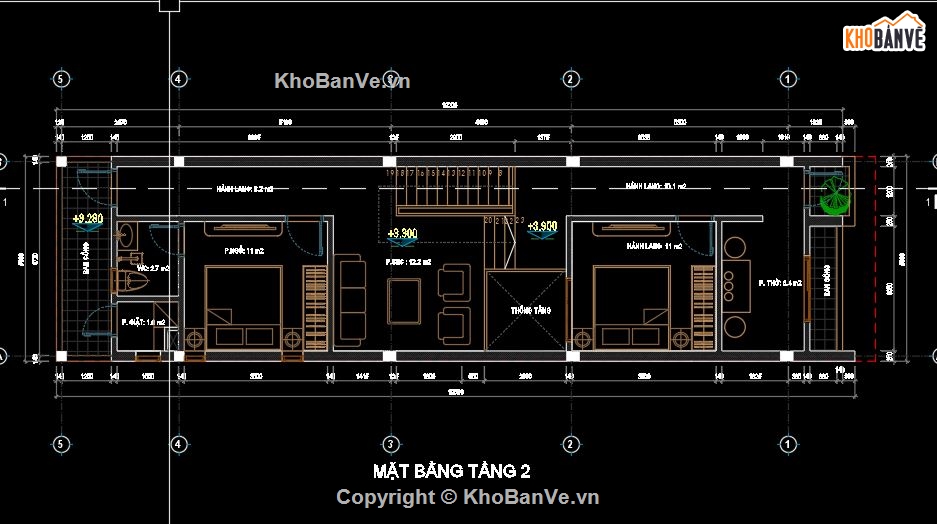 2 tầng,bản vẽ nhà phố 2 tầng,nhà phố  2 tầng