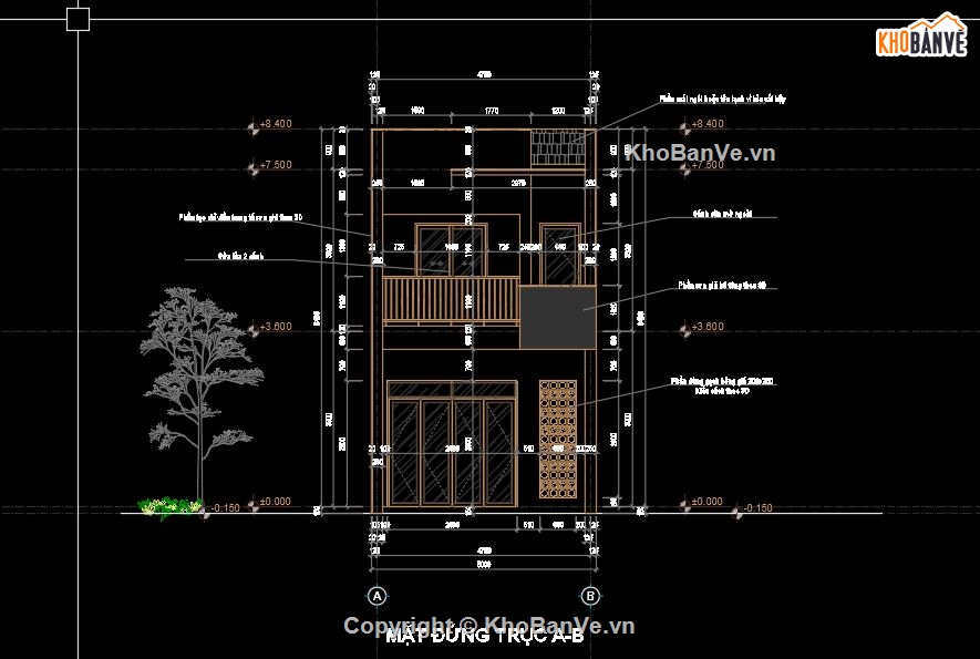 2 tầng,bản vẽ nhà phố 2 tầng,nhà phố  2 tầng