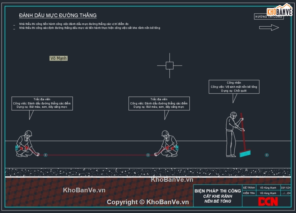 Biện pháp thi công cống hộp bê tông,biện pháp thi công cống tròn bê tông construction,biện pháp thi công lắp đặt đường ống nước ngầm,Bản vẽ DCN,Biện pháp thi công cắt nền bê tông