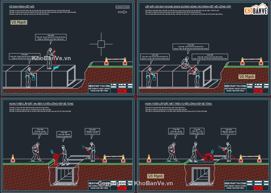 Biện pháp thi công cống tròn bê tông construction,construction methods,Biện pháp thi công khoan Robot HDD,Biện pháp thi công chiếu sáng,Biện pháp thi công lắp đặt đường ống nước ngầm,Bản vẽ DCN