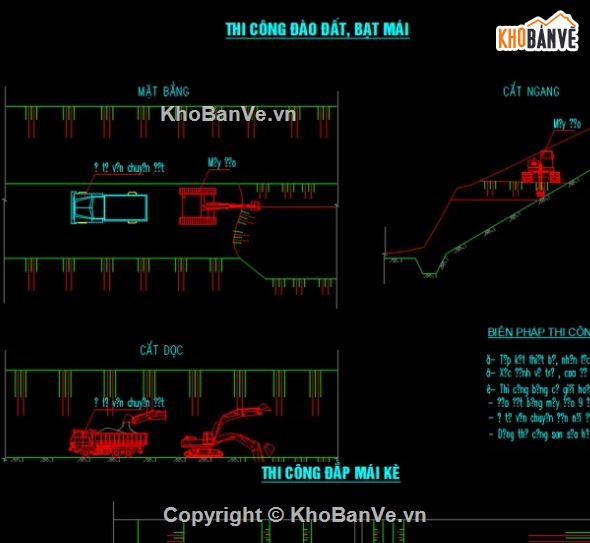 kè đá,lát mái taluy,file cad kè đá,bản vẽ kè đá,biện pháp thi công kè đá
