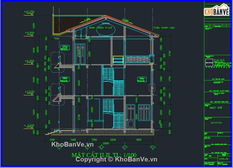 biệt thự 3 tầng 10x12m,biệt thự 2 tầng 10x13.7m,bản vẽ biệt thự 2 tầng,bản vẽ biệt thự 3 tầng,mẫu bản vẽ biệt thự 2 tầng 3 tầng