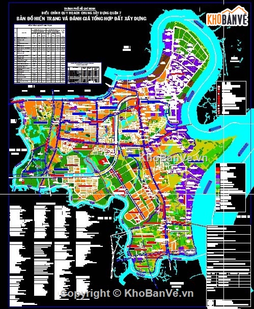 bản đồ quy hoạch,bản đồ hiện trạng,quy hoạch quận 7 hcm,quy hoạch quận 7 đến năm 2020,bản đồ quy hoạch quận 7 TP HCm