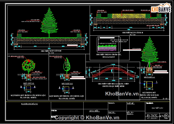 dải phân cách,dải phân cách làn đường,autocad cây xanh dải phân cách,autocad bản vẽ cây xanh