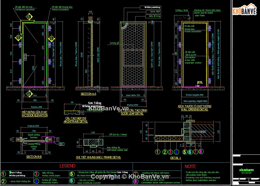 bản vẽ chung cư,chi tiết cửa,chung cư cao cấp,chi tiết cấu tạo cửa,file cad shopdrawing cửa