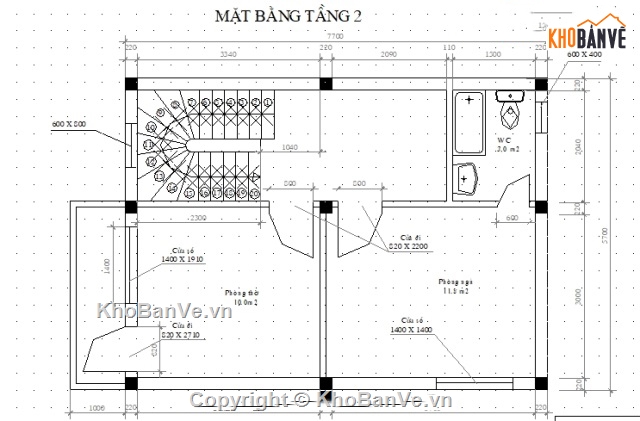 nhà ở 3 tầng 5.7x7.7m,bản vẽ nhà ở 3 tầng,Nhà phố 3 tầng