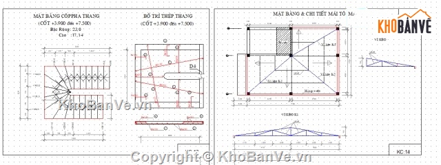 nhà ở 3 tầng 5.7x7.7m,bản vẽ nhà ở 3 tầng,Nhà phố 3 tầng