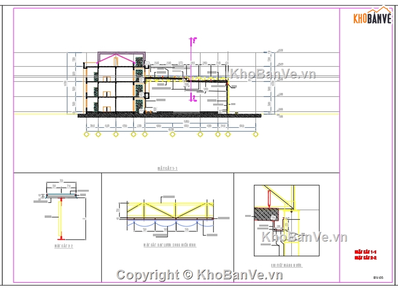 nhà mái xếp,biện pháp thi công nhà mái xếp,BPTC nhà mái xếp