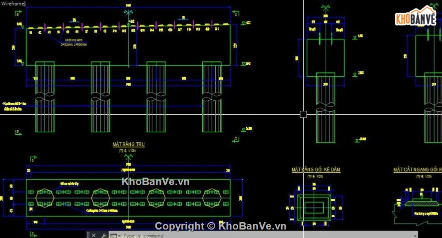 bản lắp ghép,bản vẽ cọc,bản vẽ cầu