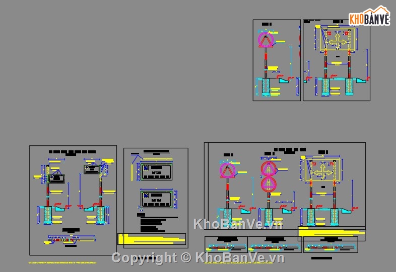 giao thông,biển báo giao thông,File cad,chi tiết biển báo,các loại biển báo giao thông,chi tiết đường giao thông