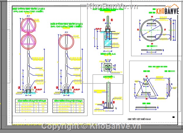 giao thông,biển báo giao thông,File cad,chi tiết biển báo,các loại biển báo giao thông,chi tiết đường giao thông