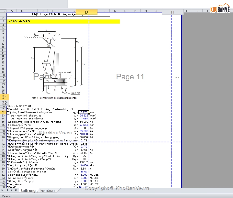 tường chắn,tường chắn file cad,tường chắn hẫng