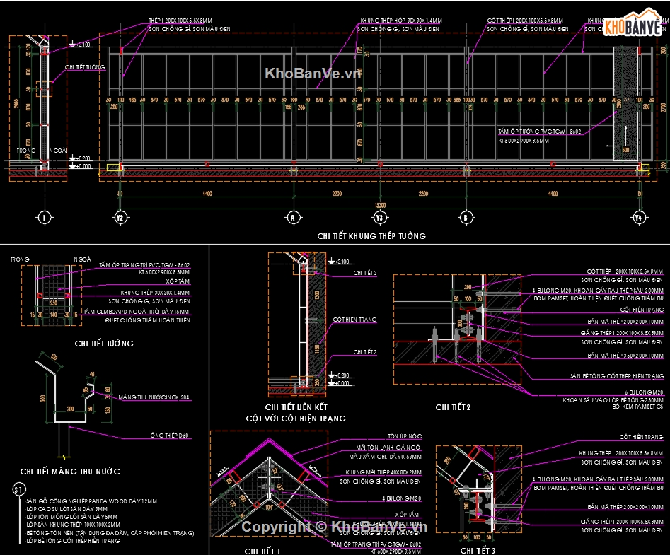 nhà thép,thi công nhà thép,kiến trúc homestay,file cad homestay