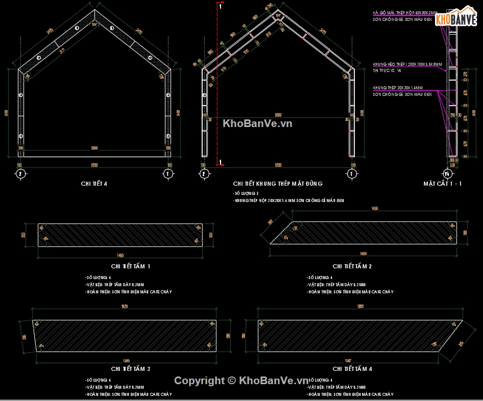 nhà thép,thi công nhà thép,kiến trúc homestay,file cad homestay