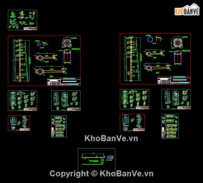 File thiết kế,File cad,thiết kế điện,File cad thiết kế,thiết kế cột,cột điện