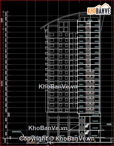 kiến trúc tòa nhà liama,bản vẽ tòa nhà cao ốc liama,thiết kế tòa cao ốc,mẫu tòa nhà cao ốc