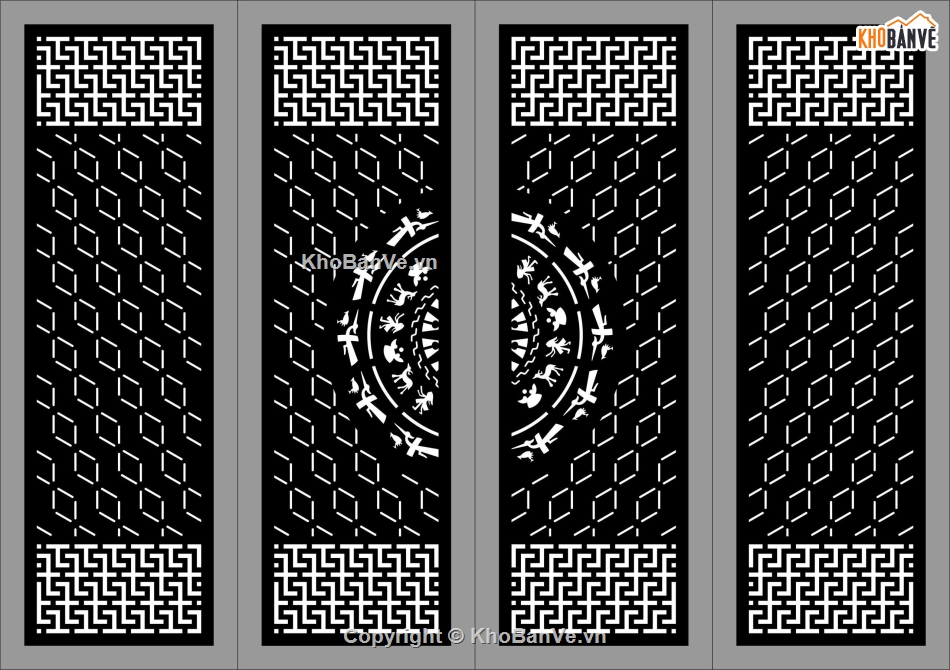 autocad trống đồng,cổng cnc,cổng trống đồng cnc