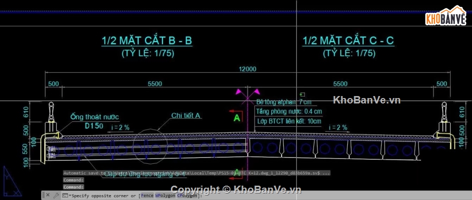 bản dầm,dầm bản rỗng,Bản vẽ dầm,dầm 15 m,dầm bản 15m,dầm