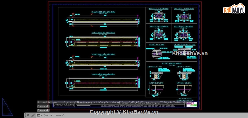 bản dầm,dầm bản rỗng,Bản vẽ dầm,dầm 15 m,dầm bản 15m,dầm
