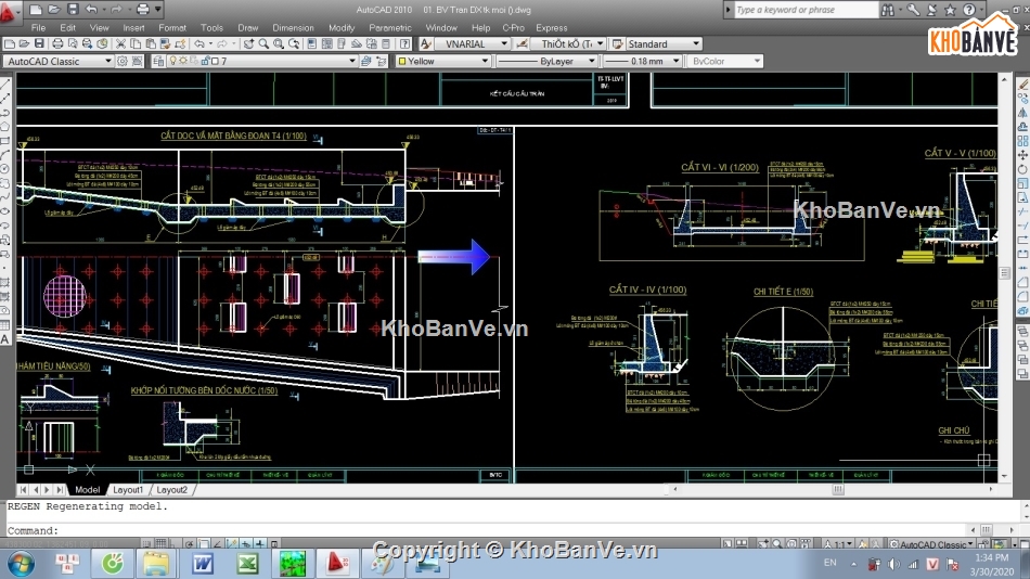 bản vẽ tràn xả lũ,tràn xả lũ,tràn móng ngựa,bản vẽ đập tràn,file cad đập tràn,đập thủy lợi