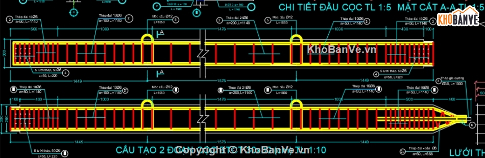 đồ án xây dựng,cad nền móng,File cad,nền,móng