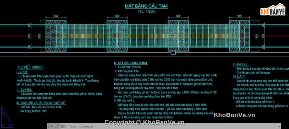 bản vẽ cầu,file bản vẽ cầu dầm,cầu dầm chi tiết