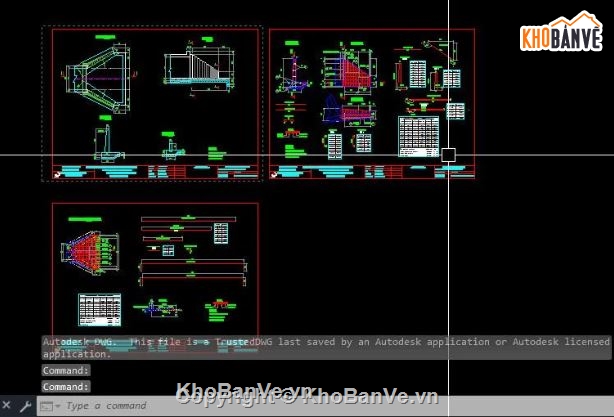 bản vẽ cống bản,bản vẽ cống,file cad cống hộp
