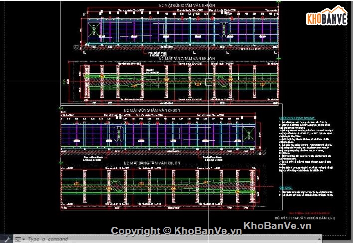 chi tiết dầm I,bản vẽ dầm bản,chi tiết dầm,thiết kế dầm