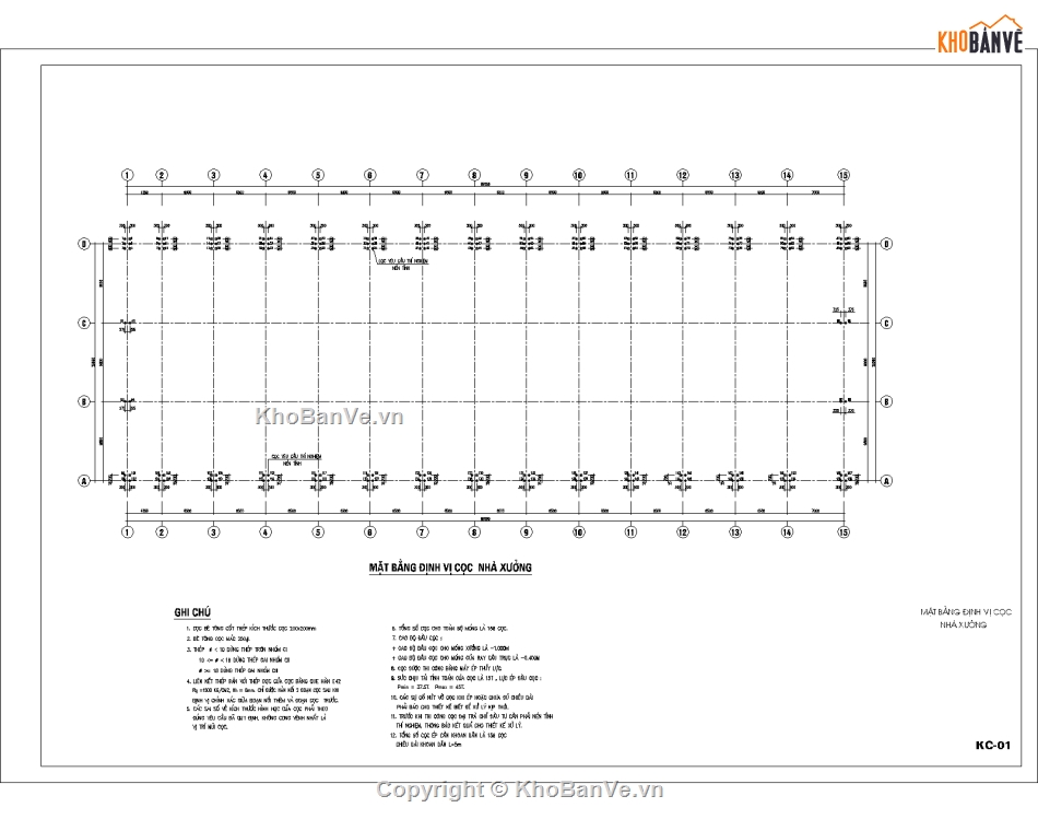 xưởng sản xuất,bản vẽ nhà xưởng,bản vẽ  cad nhà xưởng 90x30m,thiết kế nhà xưởng