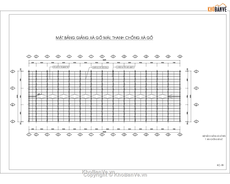 xưởng sản xuất,bản vẽ nhà xưởng,bản vẽ  cad nhà xưởng 90x30m,thiết kế nhà xưởng