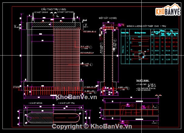 bản vẽ cầu,bản vẽ cầu bản mố nhẹ,bản vẽ công trình