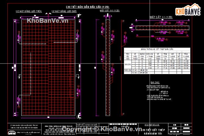 bản vẽ cầu,bản vẽ cầu bản mố nhẹ,bản vẽ công trình