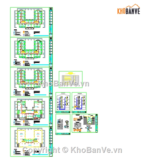 kí túc xá 10 tầng,bản vẽ kí túc xá 10 tầng,file cad kí túc xá 10 tầng