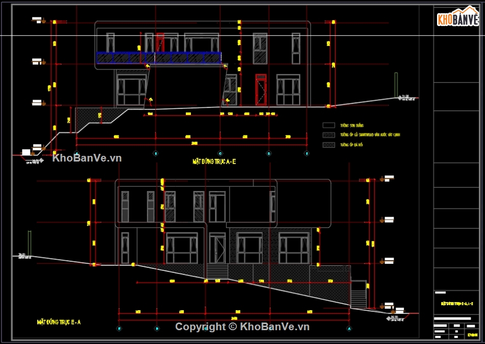 bản vẽ biệt thự nghỉ dưỡng,thiết kế thi công,mẫu sketchup biệt thự 3 tầng 12x20m,file autocad biệt thự nghỉ dưỡng