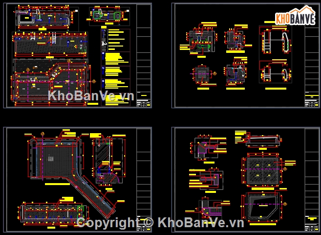 bản vẽ biệt thự nghỉ dưỡng,thiết kế thi công,mẫu sketchup biệt thự 3 tầng 12x20m,file autocad biệt thự nghỉ dưỡng