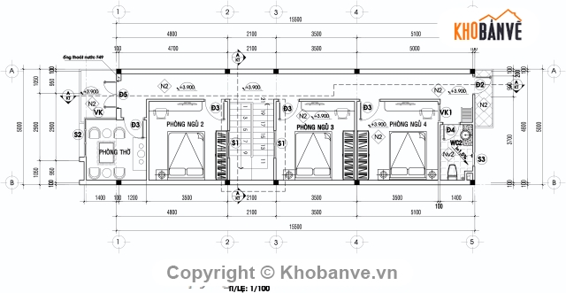 nhà phố 2 tầng đẹp,mẫu nhà phố 2 tầng,nhà phố 2 tầng 5x15.5m,thiết kế nhà phố 2 tầng,bản vẽ nhà phố 2 tầng