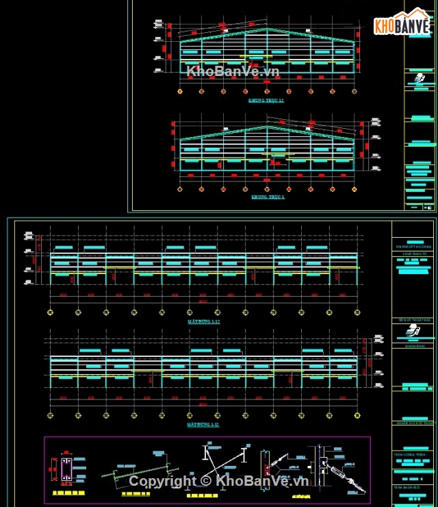 Kết cấu nhà xưởng,thi công nhà xưởng,bản vẽ nhà xưởng,bản vẽ nhà văn phòng