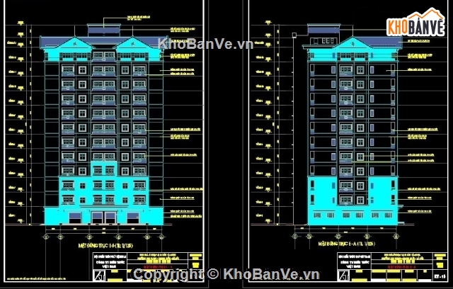 thiết kế chung cư,kết cấu chung cư,chung cư A1 A2 Kim Giang,bản vẽ chung cư Kim Giang,kiến trúc chung cư kim giang