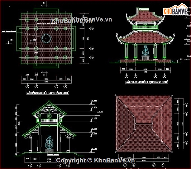 bản vẽ chùa bái đính,kiến trúc chùa bái đính,thiết kế chùa bái đính,mẫu chùa bái đính