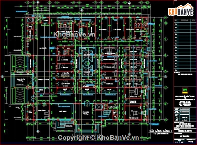 Mặt bằng bệnh viện,mặt đứng bệnh viện,mặt cắt bệnh viện,bệnh viện đa khoa Vĩnh Đức,bản vẽ kiến trúc bệnh viện đa khoa